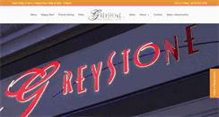 Desktop Screenshot of greystonesteakhouse.com